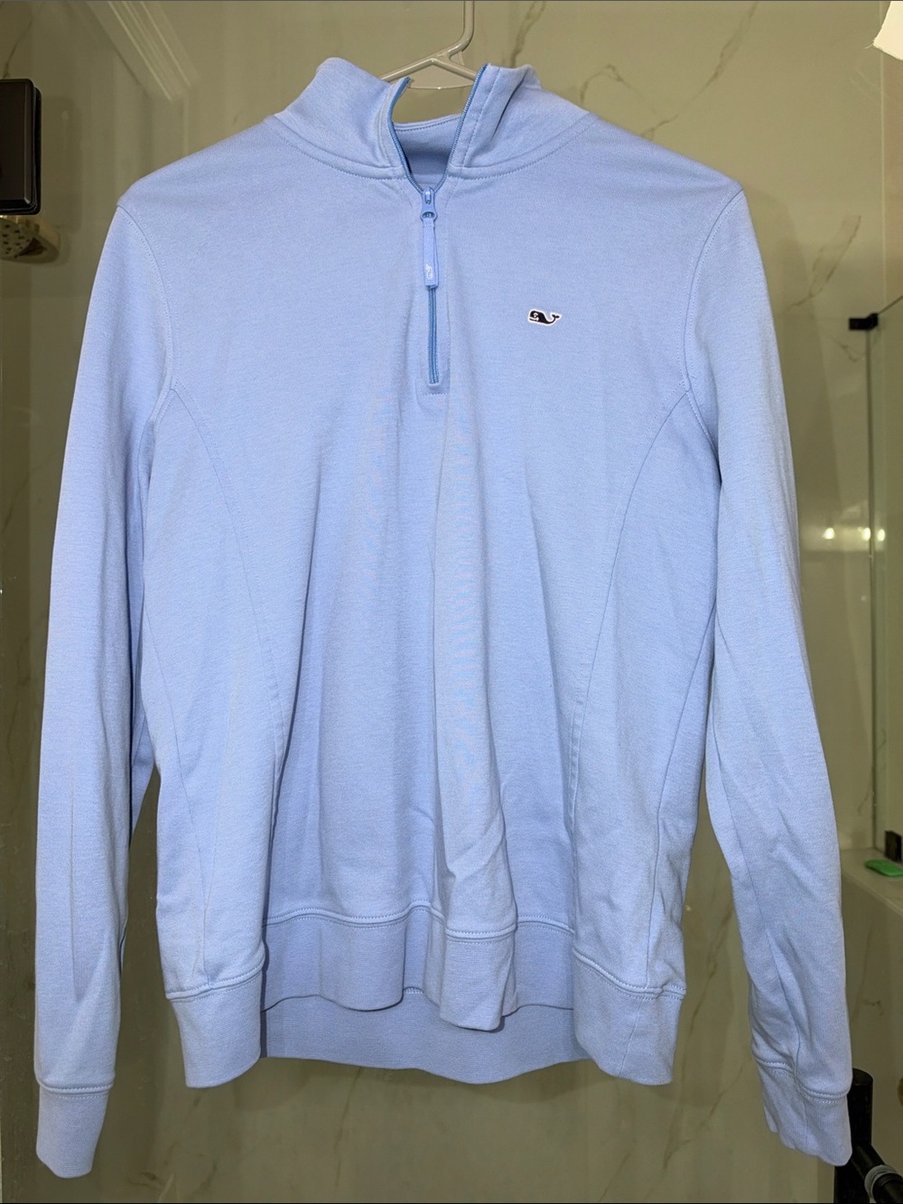 Vineyard Vines Light Blue Quarter-Zip Pullover